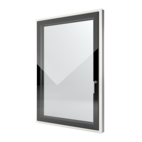 Serramento finstral fin-window-slim-line-cristal-77-8-alluminio-pvc